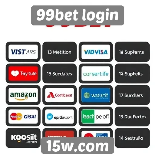 Métodos de pagamento disponíveis no 99bet login